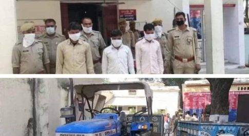 Shahjahanpur थाना जलालाबाद पुलिस ने चोरी के सम्बन्ध में दर्ज कराये गये झूठे मुकदमें का किया पर्दाफाश