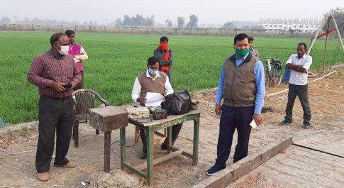 शाहजहांपुर : सुनील कनौजिया गन्ना क्रय केन्द्रो का किया निरीक्षण