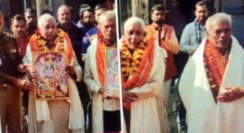 महाराजगंज। रेल कर्मियों के सेना निवृत्त होने पर विदाई समारोह, कि उनके कार्यों की सराहना