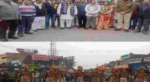 नौतनवा चेयरमैन गुड्डू खान ने पूर्व चेयरमैन नायला खान एवं एस एसबी कमांडेंट के साथ गणतंत्र दिवस पर जिले का सबसे ऊंचा व सबसे बडा झण्डा ऐतिहासिक ऊंचाई पर फहराकर जिले के शान को सर बुलन्दी पर पहुचाया।