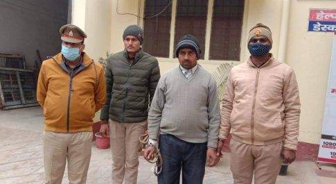 महराजगंज। निचलौल पुलिस द्वारा एक अभियुक्त पर गुण्डा एक्ट की गयी कार्यवाही