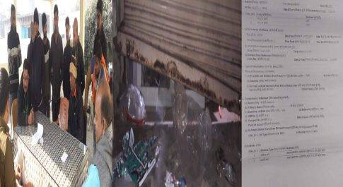 महाराजगंज। चोरी की घटना के घंटो बीत जाने के भी बृजमनगंज पुलिस के हाथ खाली