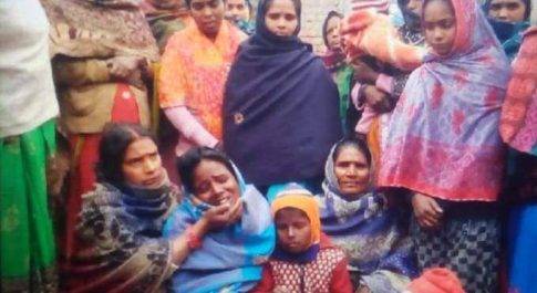 महराजगंज। गरीबी की बेबसी के चलते पापा की चेहरा देखने की हसरत रह गई अधूरी, बेटियां