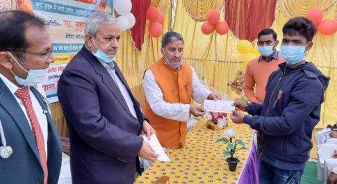 मुख्यमंत्री जन आरोग्य मेले का सहकारिता मंत्री ने किया शुभारम्भ