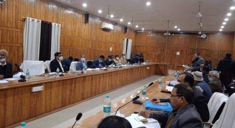 दैवीय आपदा प्रबन्धन जाॅच समिति ने बहराइच व बलरामपुर के अधिकारियों के साथ की बैठक