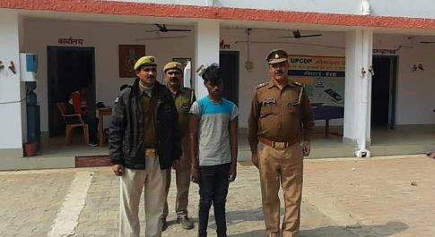हत्या के वाँछित अभियुक्त को पुलिस ने किया 24 घण्टे के अन्दर गिरफ्तार