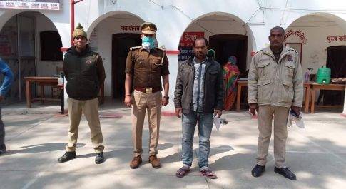 1 वारंटी को रूपईडीहा थाना की पुलिस ने किया गिरफ्तार