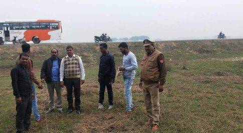 वर्षों की अटकले हुई दूर, जोगियाबारी पुलिस चौकी के निर्माण हेतु चिन्हित किया गया भूमि।