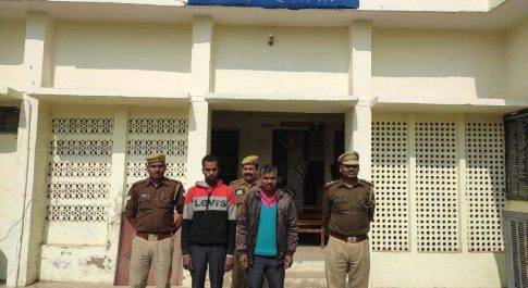 जिला बदर अपराधी को गिरफ्तार कर भेजा जेल