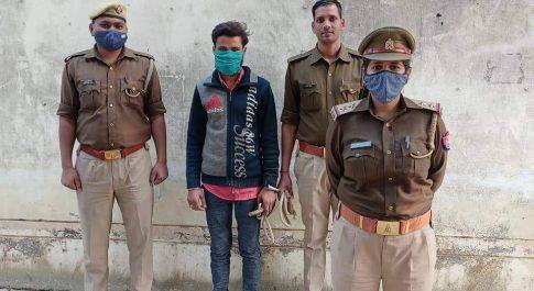 महराजगंज। थाना कोतवाली पुलिस द्वारा दुष्कर्म के वांछित अभियुक्त को गिरफ्तार कर भेजा गया जेल।