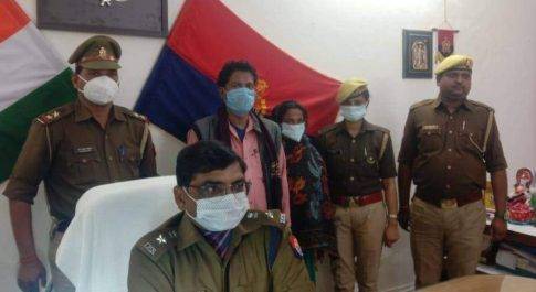महराजगंज। कोल्हुई पुलिस द्वारा हत्या का सफल अनावरण करते हुए 02 अभियुक्तो को किया गया गिरफ्तार
