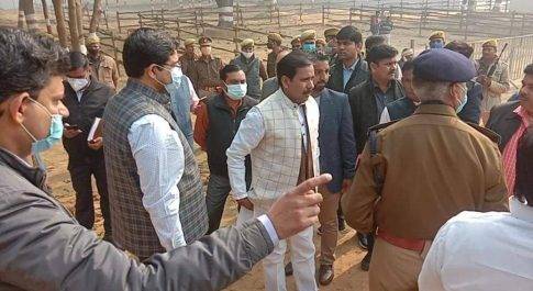 मुख्यमंत्री के जनपद आगमन को लेकर तैयारियां हुई तेज जिले के प्रभारी मंत्री अनिल राजभर ने किया जिले का दौरा
