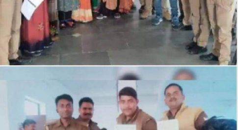 महराजगंज। सोनौली कोतवाली के समस्त पुलिसकर्मियों ने पिपरदेउरवा स्थित कोविड टीकाकरण केंद्र में लगवाया कोरोना का टीका