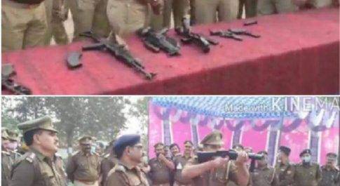 महराजगंज। पुलिस लाइन में पंचायत चुनाव के मद्देनजर एक दिवसीय प्रशिक्षण में एसपी के सामने कई थानेदारों की खुली पोल, नहीं चला पाए गन