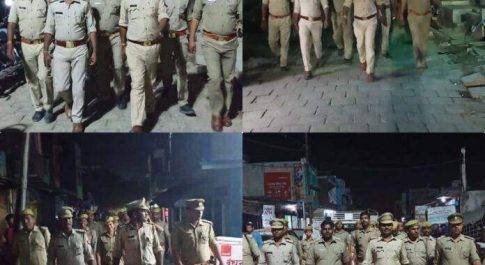 महाराजगंज। थानाध्यक्ष कमलेश सिंह ने आगामी पर्व को देखते हुए निकाला फ्लैग मार्च दिलाया लोगो को सुरक्षा का भरोसा