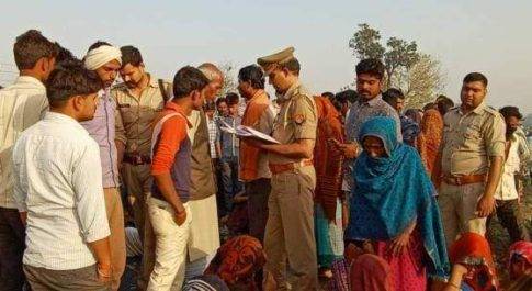 जनपद शाहजहांपुर में चचेरे- तहेरे भाई समेत तीन बाइक सवार की वाहन से कुचलकर मौत