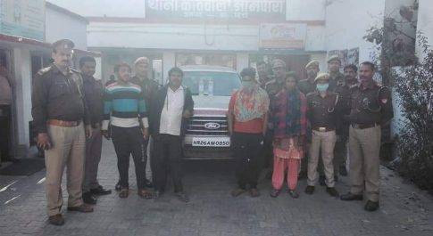 400 लीटर जहरीली शराब व फोर्ड इंडीवर चार पहिया वाहन समेत चार गिरफ्तार