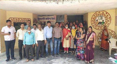 प्राथमिक स्वास्थ्य केन्द्र महदेवा दुबे में मुख्यमंत्री आरोग्य स्वास्थ्य मेला का आयोजन अधीक्षक – डॉ अंग्रेश सिंह