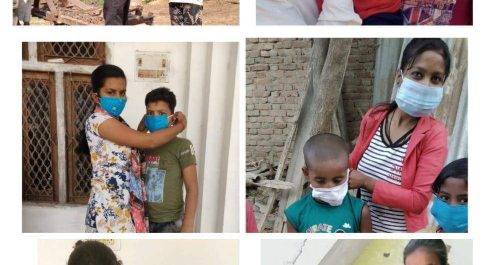 एनएसएस स्वयंसेवकों द्वारा कैसरगंज विकास खंड के गांवों में प्रारंभ हुआ मास्क वितरण