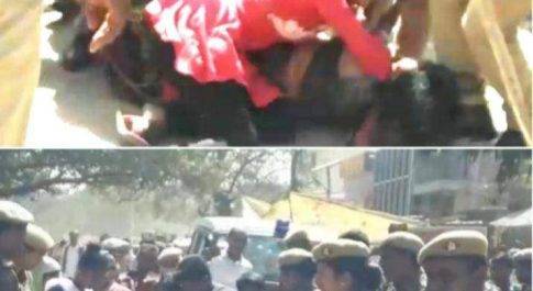 महराजगंज। धारा 144 का उल्लंघन करने पर प्रदर्शनकारियों पर हुआ पुलिस बल का प्रयोग, मुकदमा दर्ज