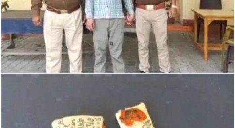 महाराजगंज। सोनौली कोतवाली क्षेत्र की एसएसबी रोड पर पुलिस और एसएसबी की पेट्रोलिंग के दौरान एक नेपाली के पास से 25 ग्राम हेरोइन किया बरामद