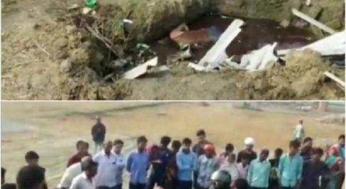 महाराजगंज। ईट भट्ठे पर मिला मुनीब का शव,आंधी मे सीमेंटशेड से दबकर मौत की आशंका