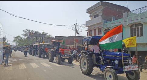 किसान संयुक्त मोर्चा ने आज निकली रैली गुफरान खान की रिपोर्ट।