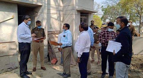 महसी ग्राम पंचायत पाइप पेयजल योजना का डी.एम. ने किया निरीक्षण