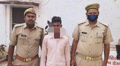 थाना निचलौल पुलिस द्वारा कुकर्म के वांछित अभियुक्त को किया गया गिरफ्तार