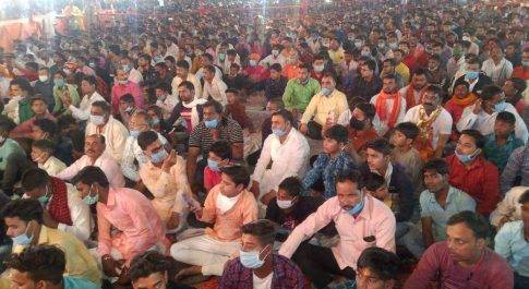 जनपद शाहजहांपुर में खुटार की भूमि पर श्री बाला जी महाराज का भाग्य जगराता हुआ.।