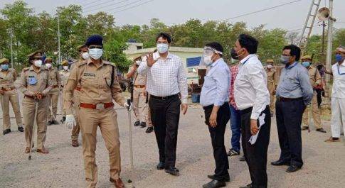 डीएम व एसपी ने किया मतगणना स्थलों का निरीक्षण