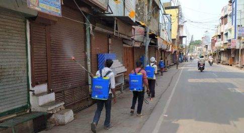 नगर के विभिन्न क्षेत्रों में संचालित हुआ सफाई अभियान