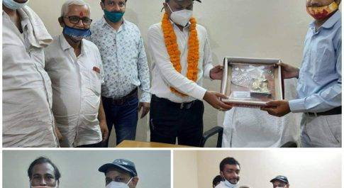 महराजगंज। एसडीएम राजेश जायसवाल के विदाई में शामिल बृजमनगंज जायसवाल प्रतिनिधि मंडल