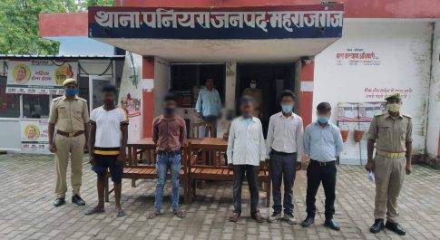 शान्ति भंग की आशंका के मद्देनजर थाना पनियरा द्वारा की गयी कार्यवाही-