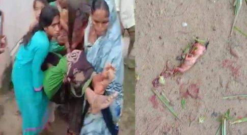 बृजमनगंज। दो पक्षों की मारपीट में गर्भवती महिला के बच्चे की हुई हृदयविदारक मृत्यु अभियुक्त गिरफ्तार