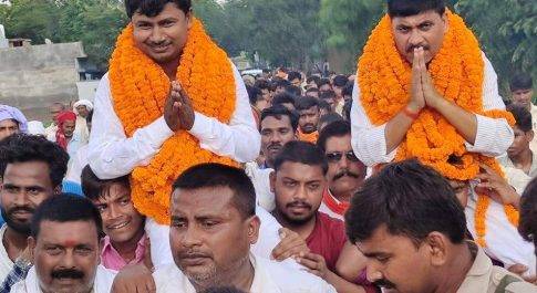 बृजमनगंज। नवनिर्वाचित ब्लाक प्रमुख उदय राज ने कहा की यह हमारी नहीं भाजपा की जीत है