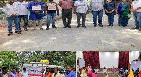 वाराणसी से निकली जन अधिकार चेतना यात्रा’ का बुद्ध निर्वाण स्थलीय कुशीनगर में हुआ स्वागत