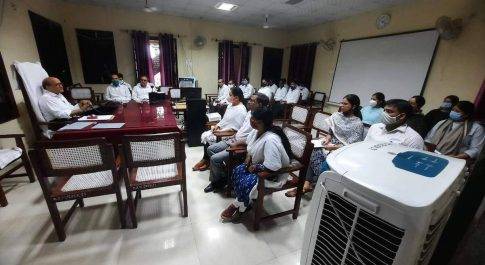 राष्ट्रीय लोक अदालत के सफल आयोजन हेतु न्यायिक अधिकारियों के साथ बैठक सम्पन्न