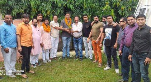 “राष्ट्रीय त्यागी युवा संघ” ने किया “नितिन त्यागी” का अभिनंदन