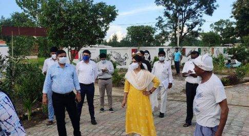 मिशन कायाकल्प के तहत संचालित कार्यों का सीडीओ ने किया निरीक्षण