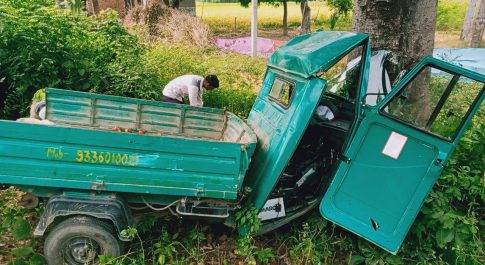 मटेरा क्षेत्र में हुई भीषण सड़क हादसा