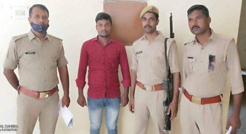 थाना खुटहन पुलिस द्वारा दुष्कर्म व पाक्सो एक्ट में वांछित चल रहा अभियुक्त गिरफ्तार-