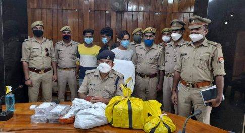 चोरी के 03 नफर अभियुक्त व 01 बाल अपचारी गिरफ्तार