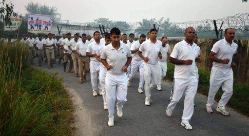राष्ट्रीय एकता दिवस पर एसएसबी के जवानों ने ली शपथ