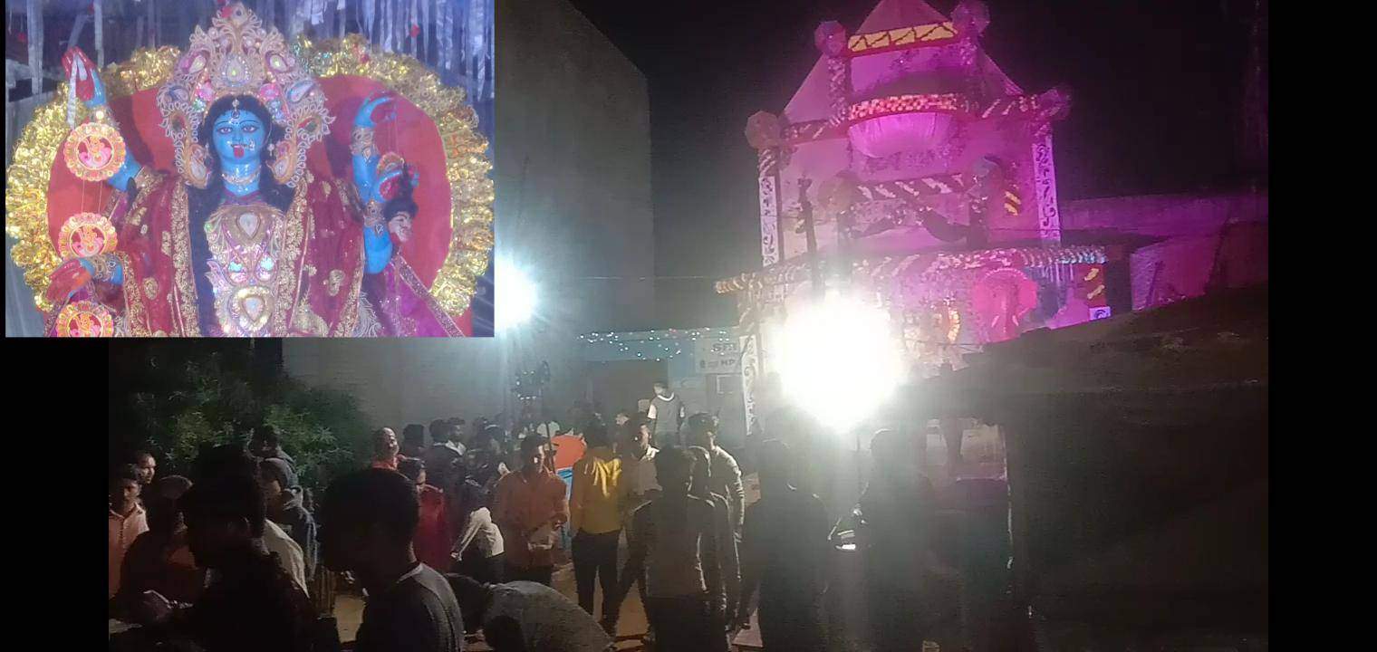 बृजमनगंज भद्रकाली के भण्डारे मे उमड़ी भीड़ विसर्जन सोमवार