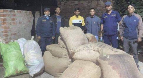 नेपालगंज पुलिस ने पकड़ी 4 लाख की तम्बाकू