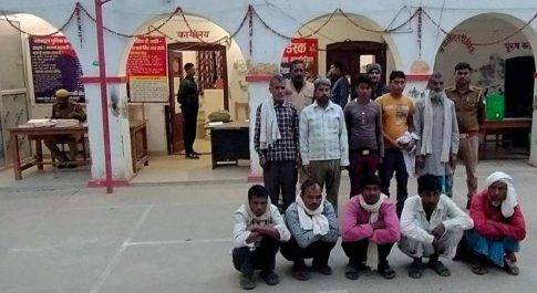 भिन्न – भिन्न प्रकरण मे शांति भंग के मद्देनजर 10 अभियुक्तगण गिरफ्तार