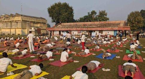 ‘‘गंगा उत्सव रीवर फेस्टिवल-2021’’ के तहत आयोजित हुई योगा एवं ध्यान प्रतियोगिता