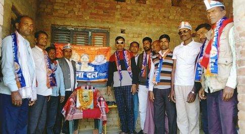 बाबागंज क्षेत्र में सरदार वल्लभभाई पटेल की मनाई गई पुण्यतिथि