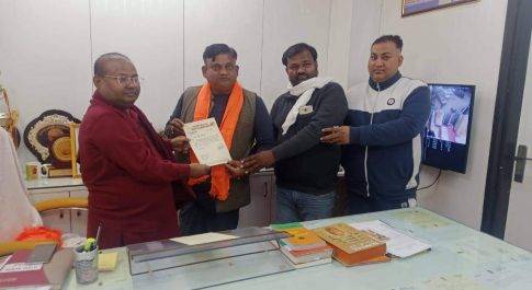 मुरादनगर भारतीय बौद्ध संघ ने सभासद लोकेश जाटव को बनाया पश्चिम उत्तर प्रदेश का क्षेत्रीय अध्यक्ष 